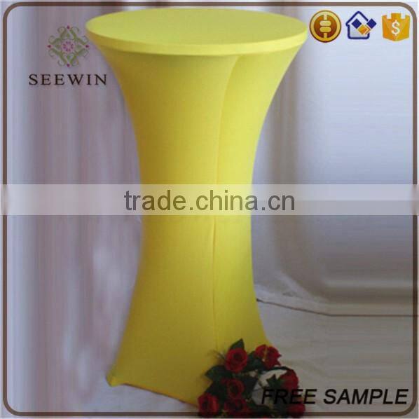 trendy high bar cocktail table cloth for christmas/wedding party