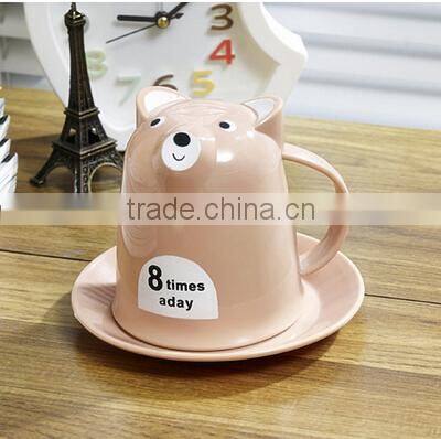 Bear Animal Cups&Saucer