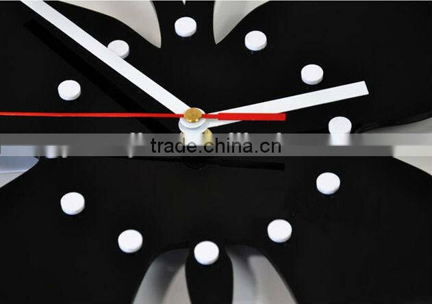 Supply fashion novelty and beautiful decoration wall clock
