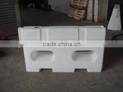 plastic water filled crowd control barrier