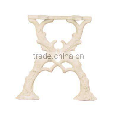 backrest cast iron outdoor garden table base for sale