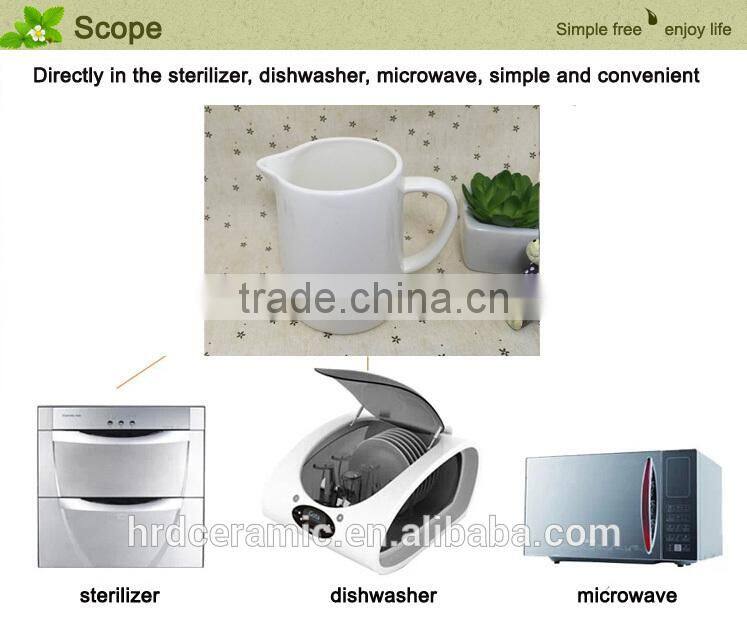 Stocked Hot selling ceramic pot/milk pot/sugar pot