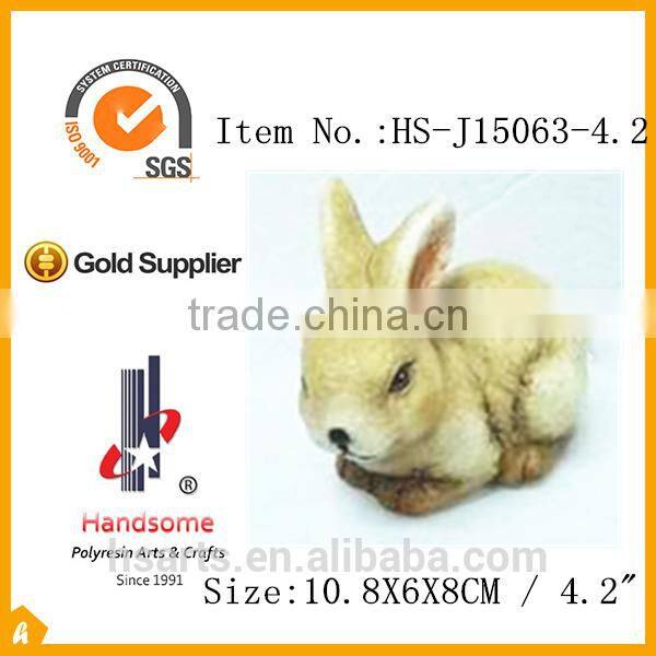 4.2" wholesale mini ceramic rabbit statue