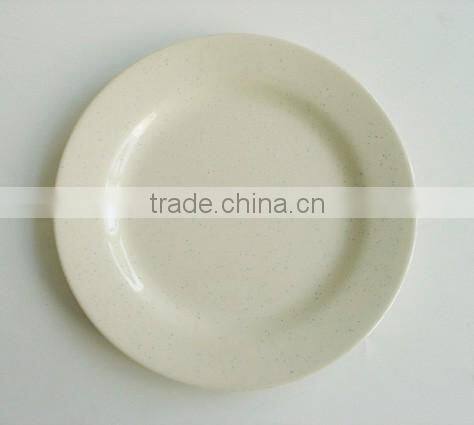 Food Grade Round Shape 100% Melamine Serving Plate /Plastic Bowl
