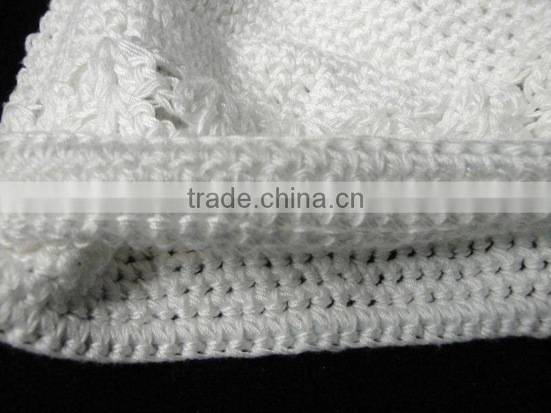 Hand crochet baby hat