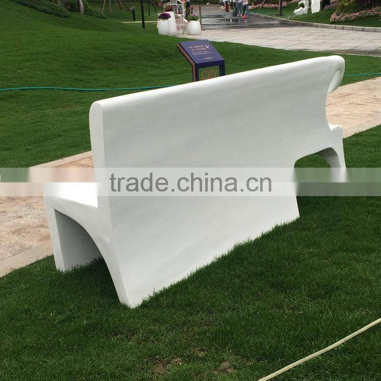 Outdoor fiberglass garden chair