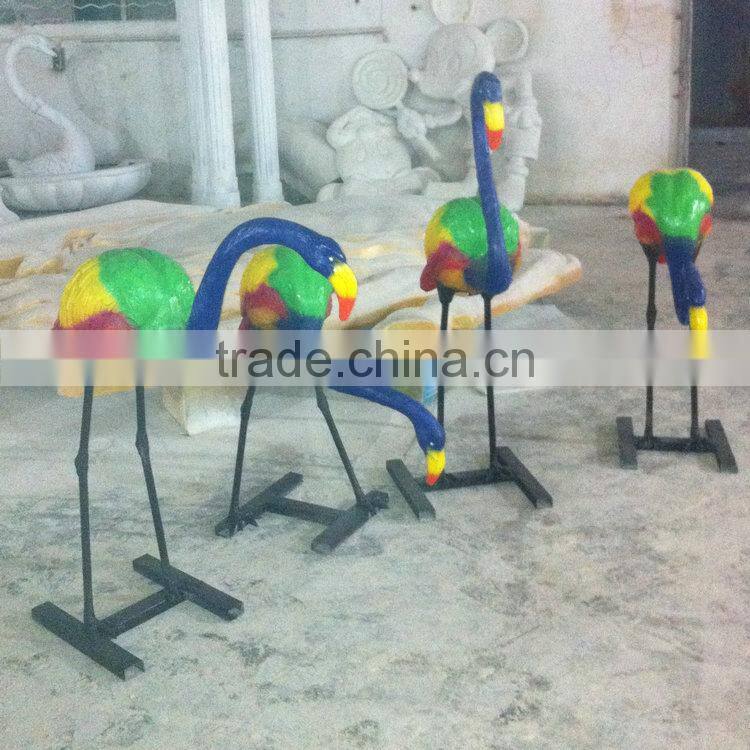 Fiberglass big bird statue decoration