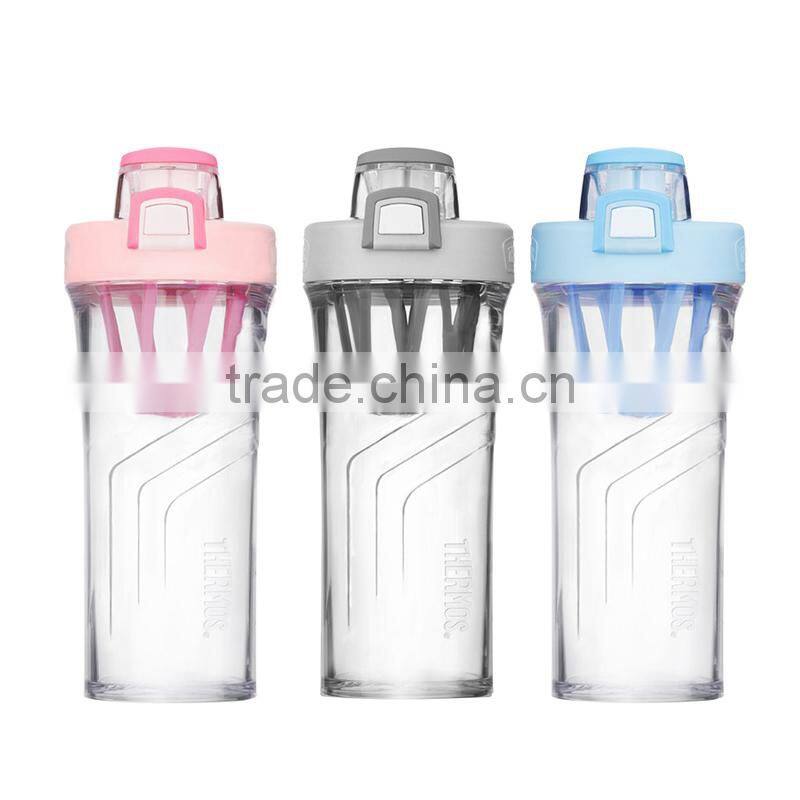 New Design Tritan Water Bottle Plastic Milk Shake Bottle Shaker