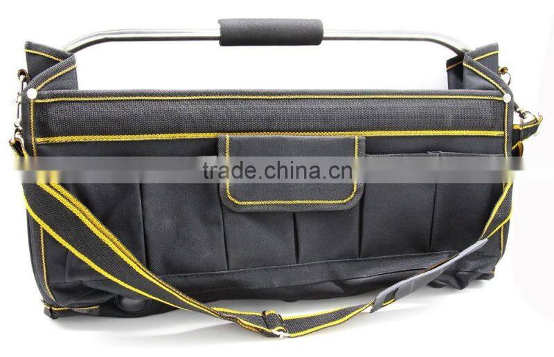 T0364 20" Collapsible Tool Tote Bag With Heavy Duty Base