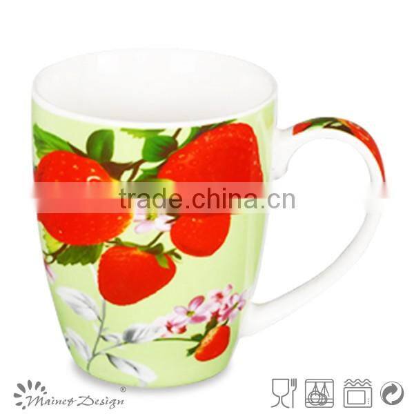 ceramic high quality new bone china mug with full decal new bone china coffee mug