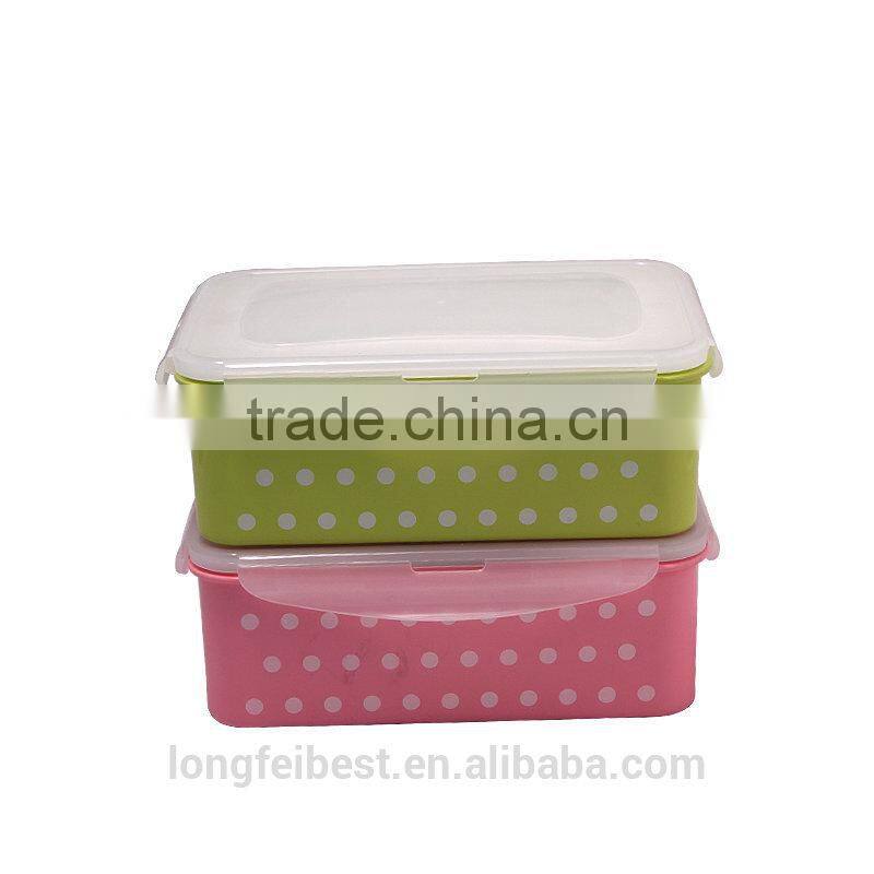 useful 3pcs Plastic Airtight food Preserving container