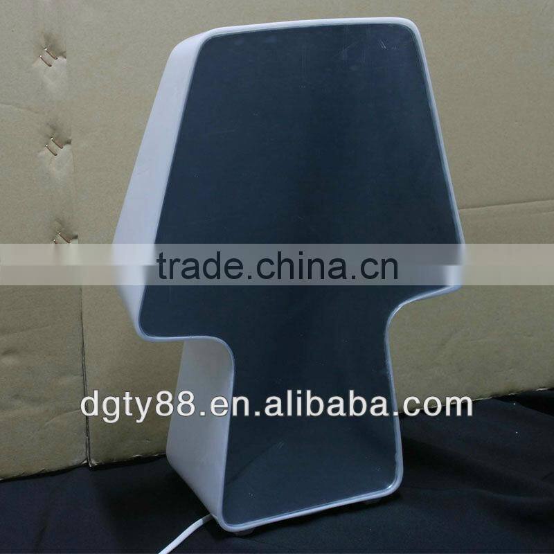 Letters chimney,plastic lampshade,advertising signs