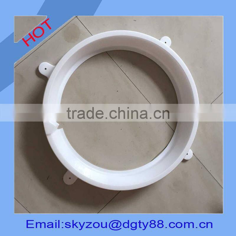 vacuum thick thermoformed round plastic craft frames with cheap price