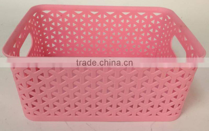 big size plastic laundry basket storage basket clothing bastet with lid