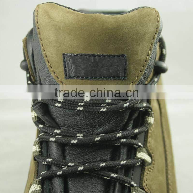 NMSAFETY Nubuck leather boots/Work boots/rubber shoe sole