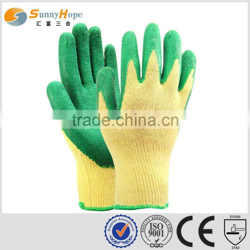 sunnyhope cotton lined latex gloves for work import