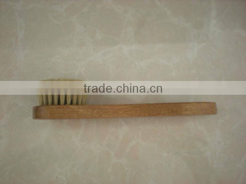 wooden shoe brush