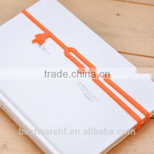 Different Colors 3d Silicone Bookmark Pointing Finger Bookmark