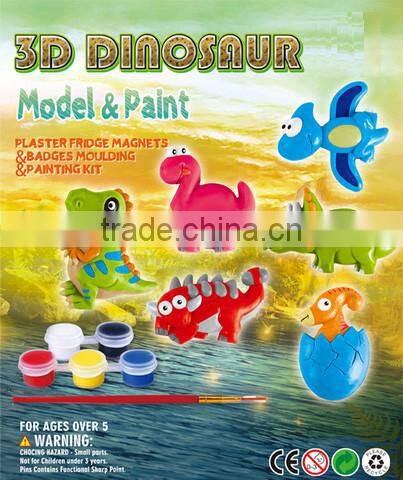 2017 kids play 3D christmas painting model toy