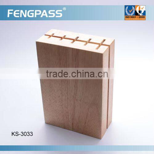 knife block set with 5PCS kitchen knives & wooden utensil(531-216-546)