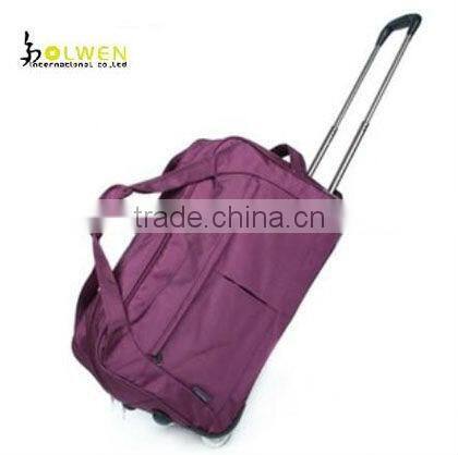 Simple and convenient trolley bag for traveler with polyester