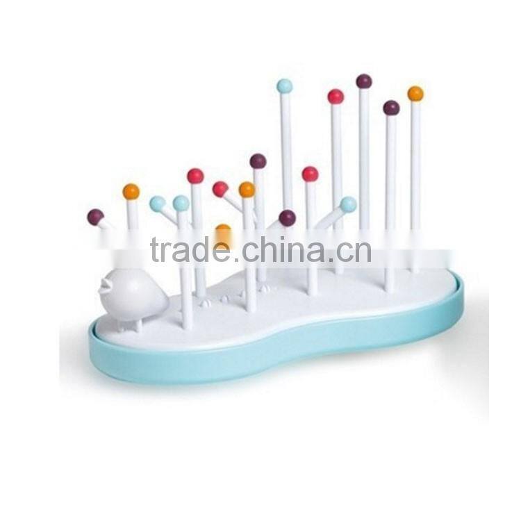 2017 New baby bottle drying rack BPA free food grade baby supplies