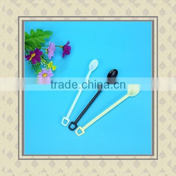 Custom cheap hot sell plastic disposable ladle spoons plastic ice cream spoons for hot sell kids eatting