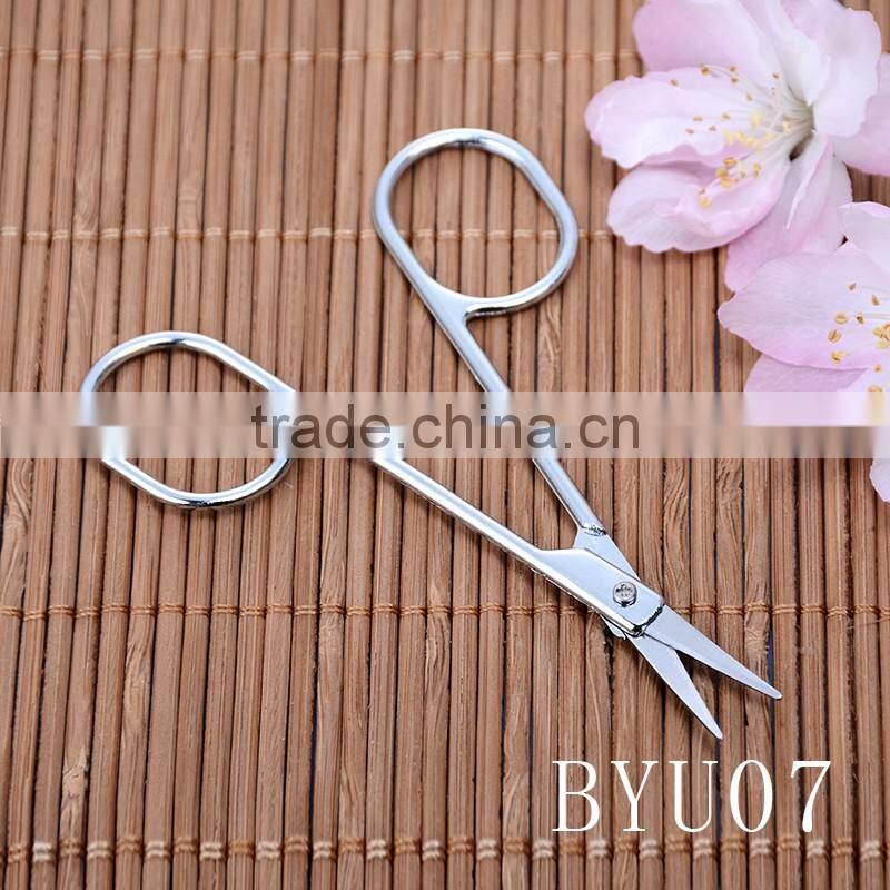 BYU07 Multi-use eyebrow shaping stainless steel women makeup scissor beauty tool