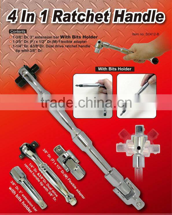 4 In 1 Ratchet Handle