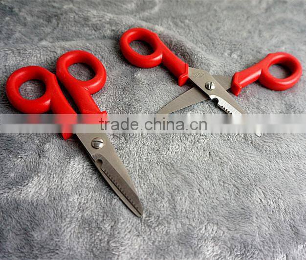 61100 Electrical Scissors,Fiber Optic Shears Wire Cable Cutter Scissors