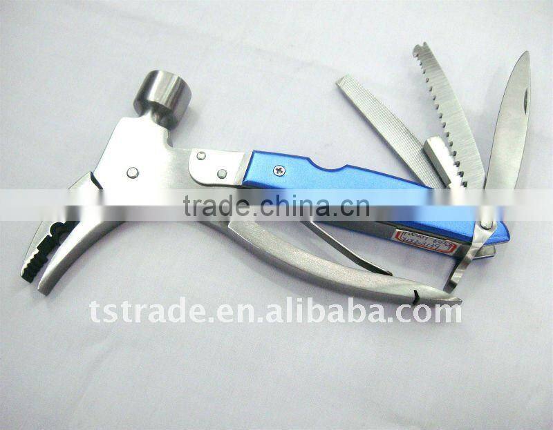 2014 new design multi tool stainless steel axep pomotion gift hammer multi hammer with axe