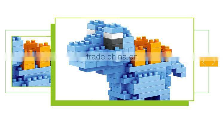 wholesale kids intelligence building blocks small plastic dragon toys