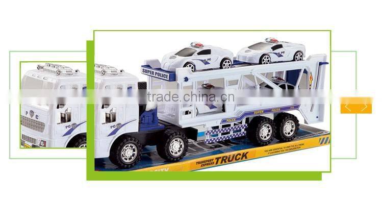 race car games police car trailer truck toy