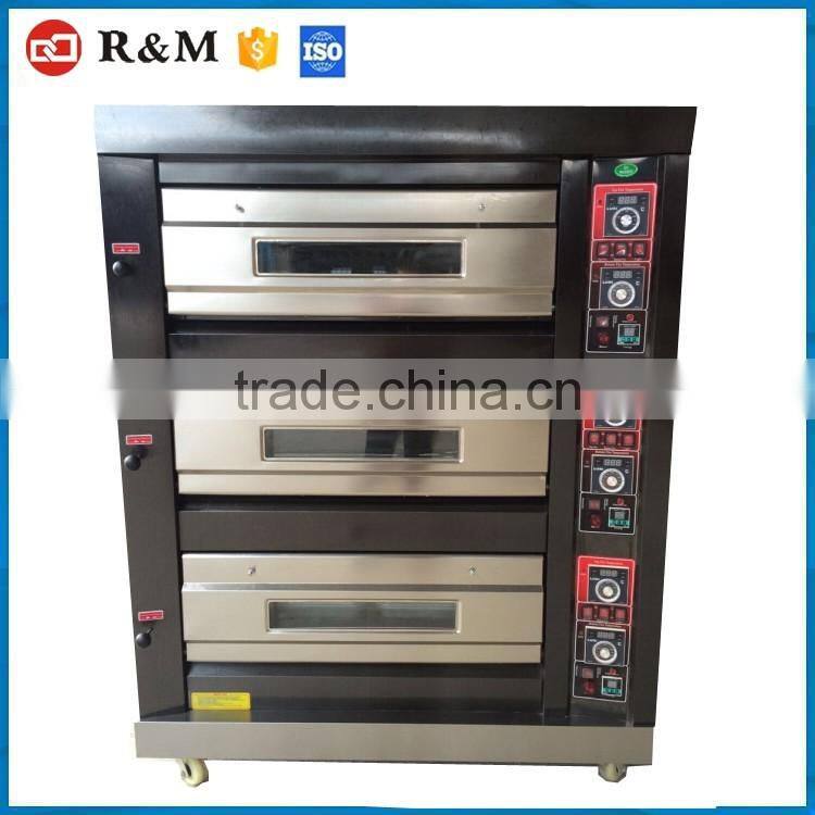 3 Layer and 6 Tray Commercial Kitchen Lpg Gas Oven,Big Restaurant Oven
