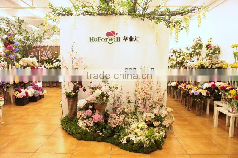 stem flower deocration flower festive silk hydrangea ball