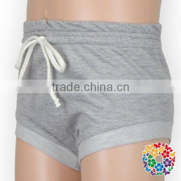 Cheap Gray Color Toddlers Bloomers Infant Plain Panties Bloomers Baby Cotton Bloomers Wholesale