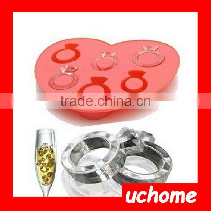 UCHOME Creative Romantic Ring Ice Cube Tray