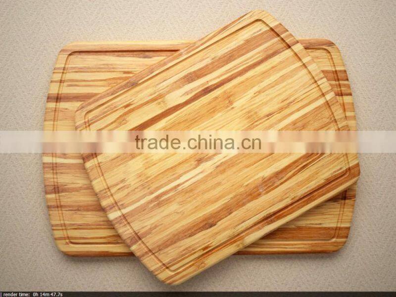 Bamboo Cutting Board Tiger stripes 3 piece set cutting board vegetable Chopper salad chopping board