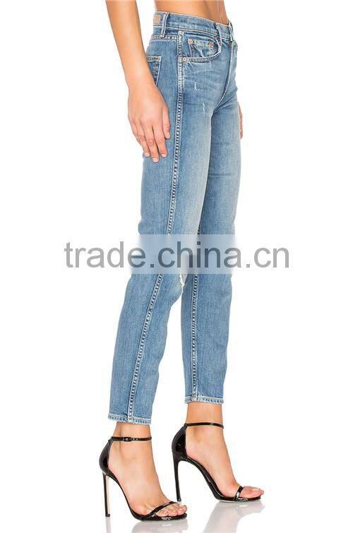 Fashion top grade style sexy girl ladies jeans kurta