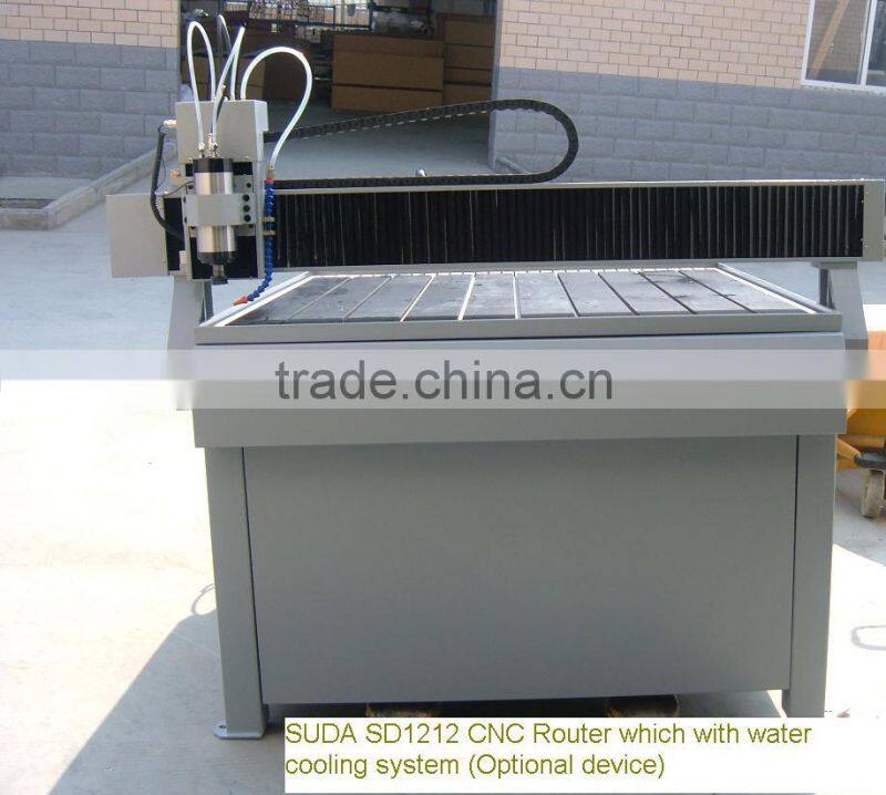 sell SUDA newest cnc engraver-1200*1800*90mm,1.5kw air cooling spindle ,type3 3D software