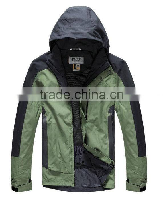 waterproof windproof men outdoor jacket for winter in china