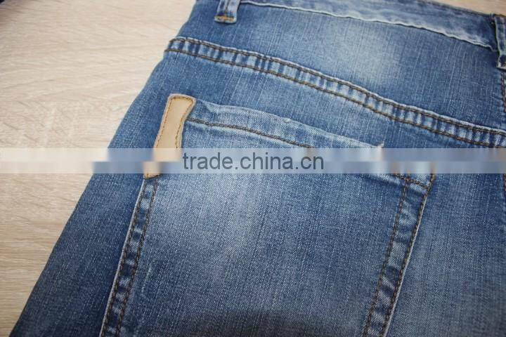 GZY fashion wash denim jeans men maternity jeans pant and shirt