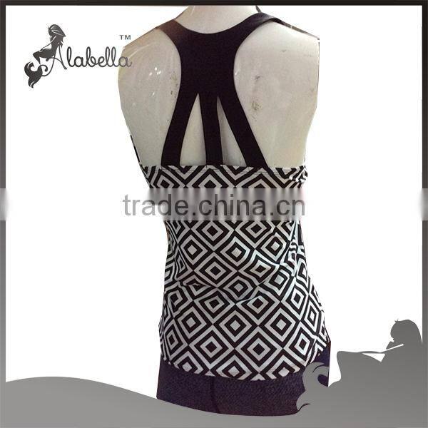 Active wear digital priting tank tops