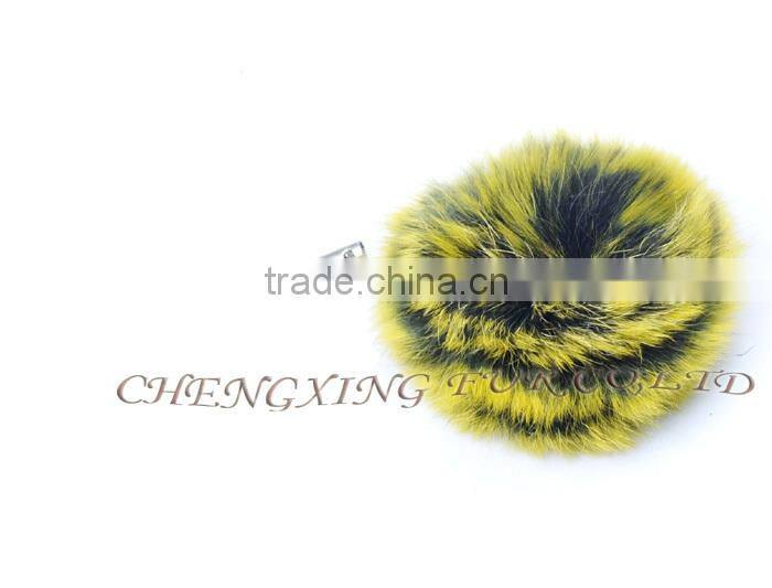 CX-A-54G Mobile Phone Straps Women Rex Rabbit Fur Cell Phone Charm