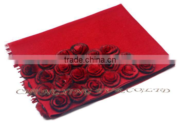 CX-B-P-37B Ladies Fashion Cashmere Fringes For Shawls