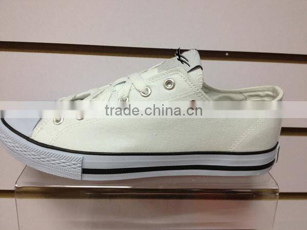 2014 plain white canvas shoes