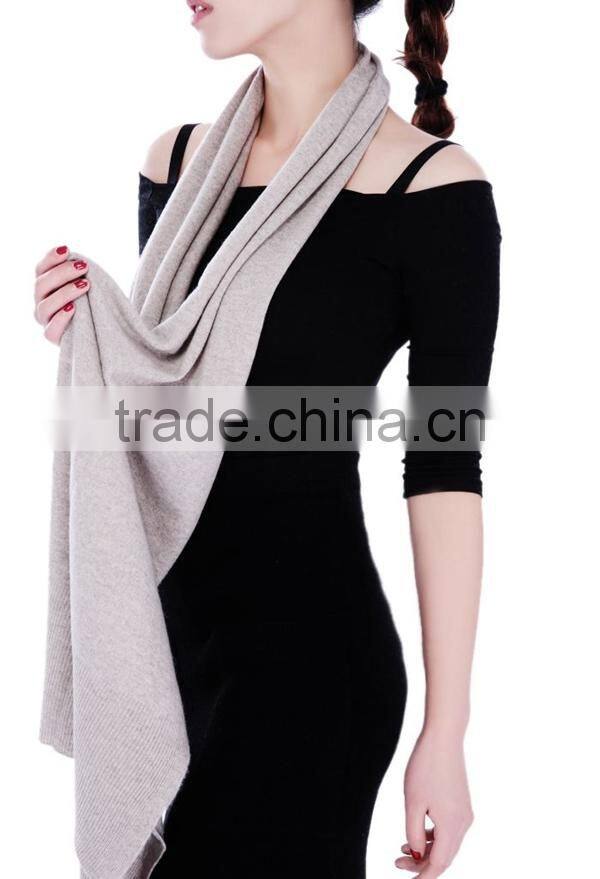 High quality diamond pattern pure cashmere stole shawl scarf
