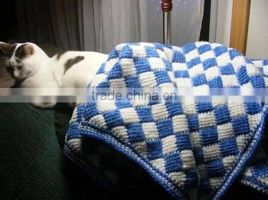 2017 High Quality Decorative Handmade Crochet Blanket