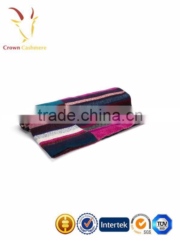 Luxe Baby Knitted Cashmere Wool Blanket with Multi-Colors