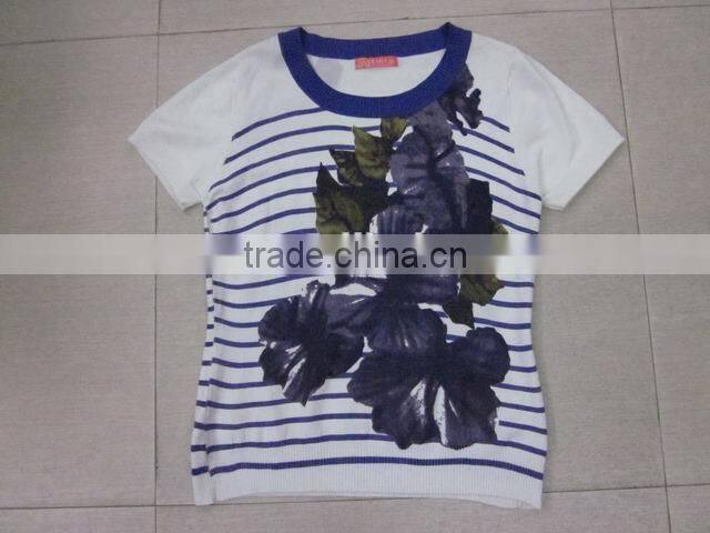 2016 stripe summer knitwear